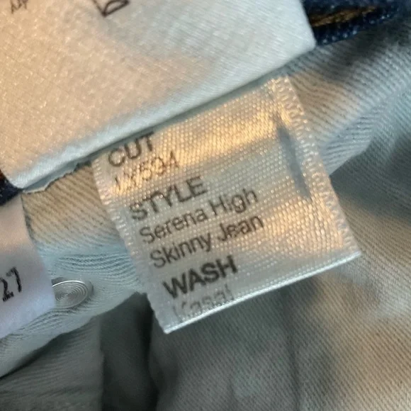 Reformation Jeans Serena High Skinny Jeans in Kasai Wash Sz 27 - Picture 7 of 8